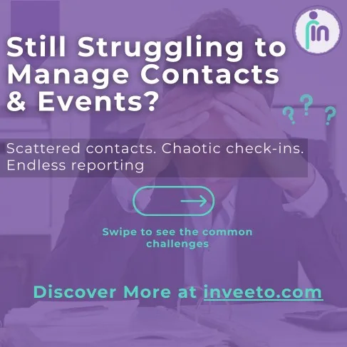 Managing contacts & events, simplified (Inveeto on LinkedIn)