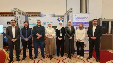 At SehhaTech 2025 with the Inveeto team (My profile on LinkedIn)