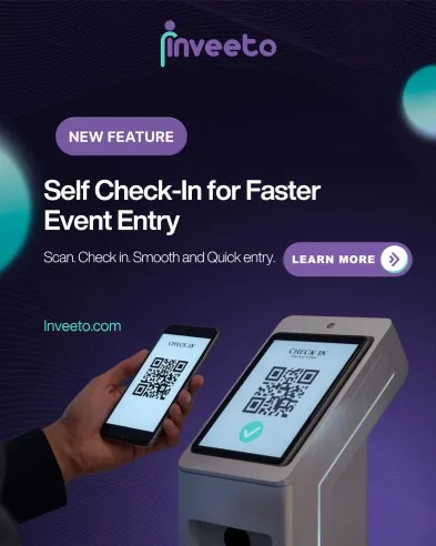 New feature: QR self check-in (Inveeto on LinkedIn)