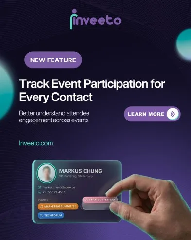 New feature: participation tracking (Inveeto on LinkedIn)